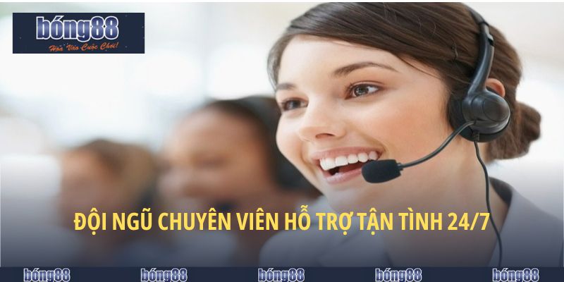 Đội ngũ chuyên viên hỗ trợ chu đáo, sẵn sàng xử lý mọi lúc mọi nơi 24/7