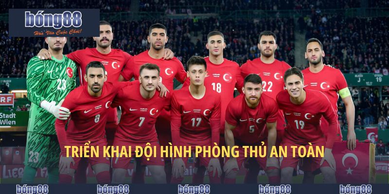 Triển khai đội hình phòng thủ an toàn